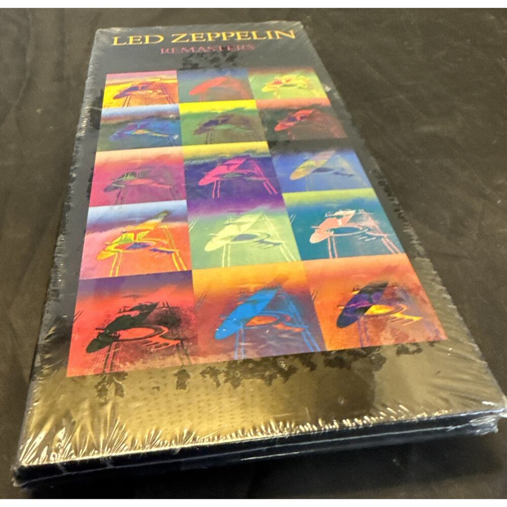 VTG Led Zeppelin Remasters Longbox 3 CD Box Set New Sealed 1992 w/Interview Rare